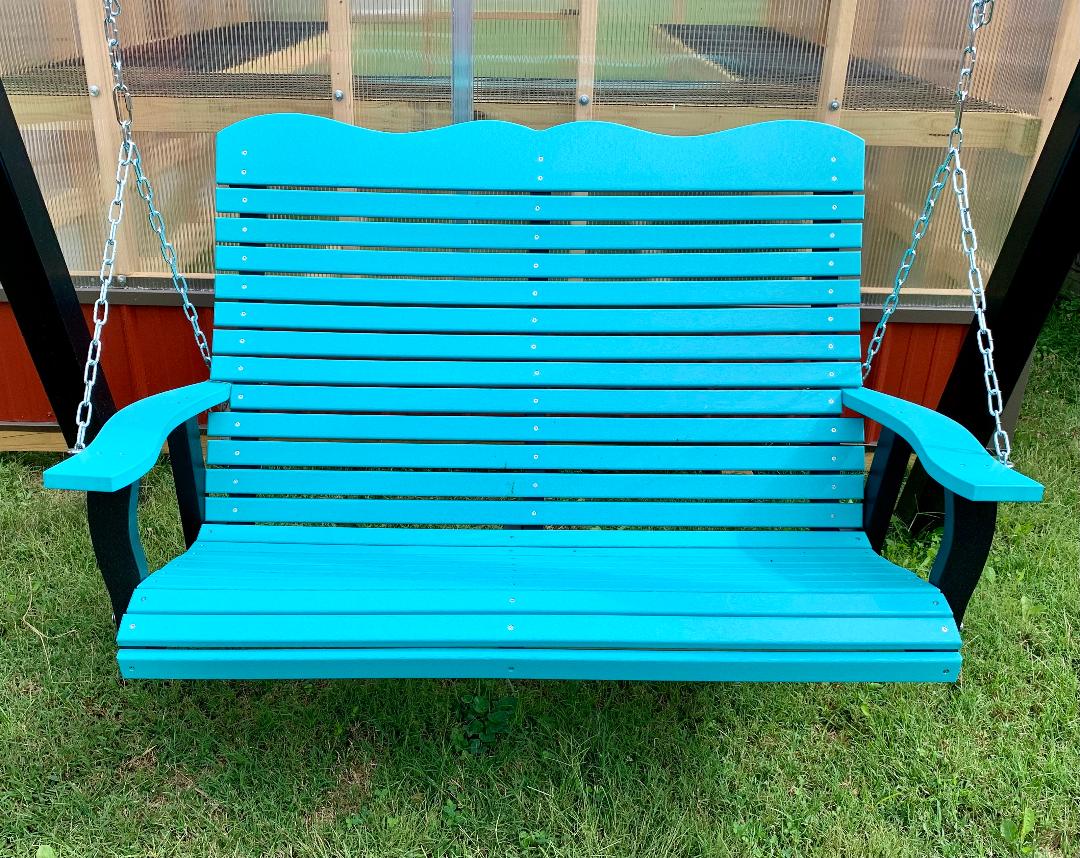 4' Highback Porch Swing Poly – Bryants Country Store