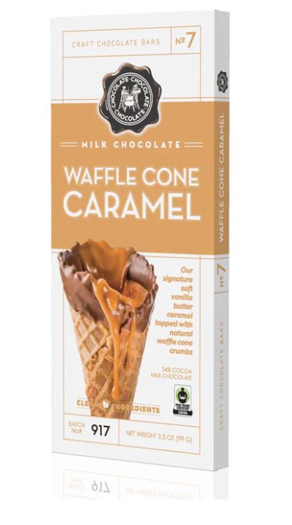 Waffle Cone Caramel Chocolate Bar