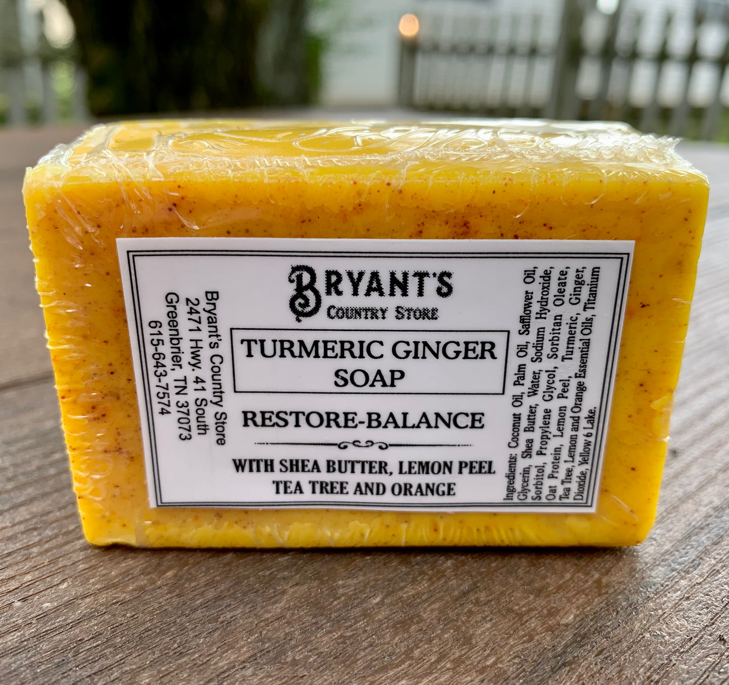 Turmeric Ginger Soap