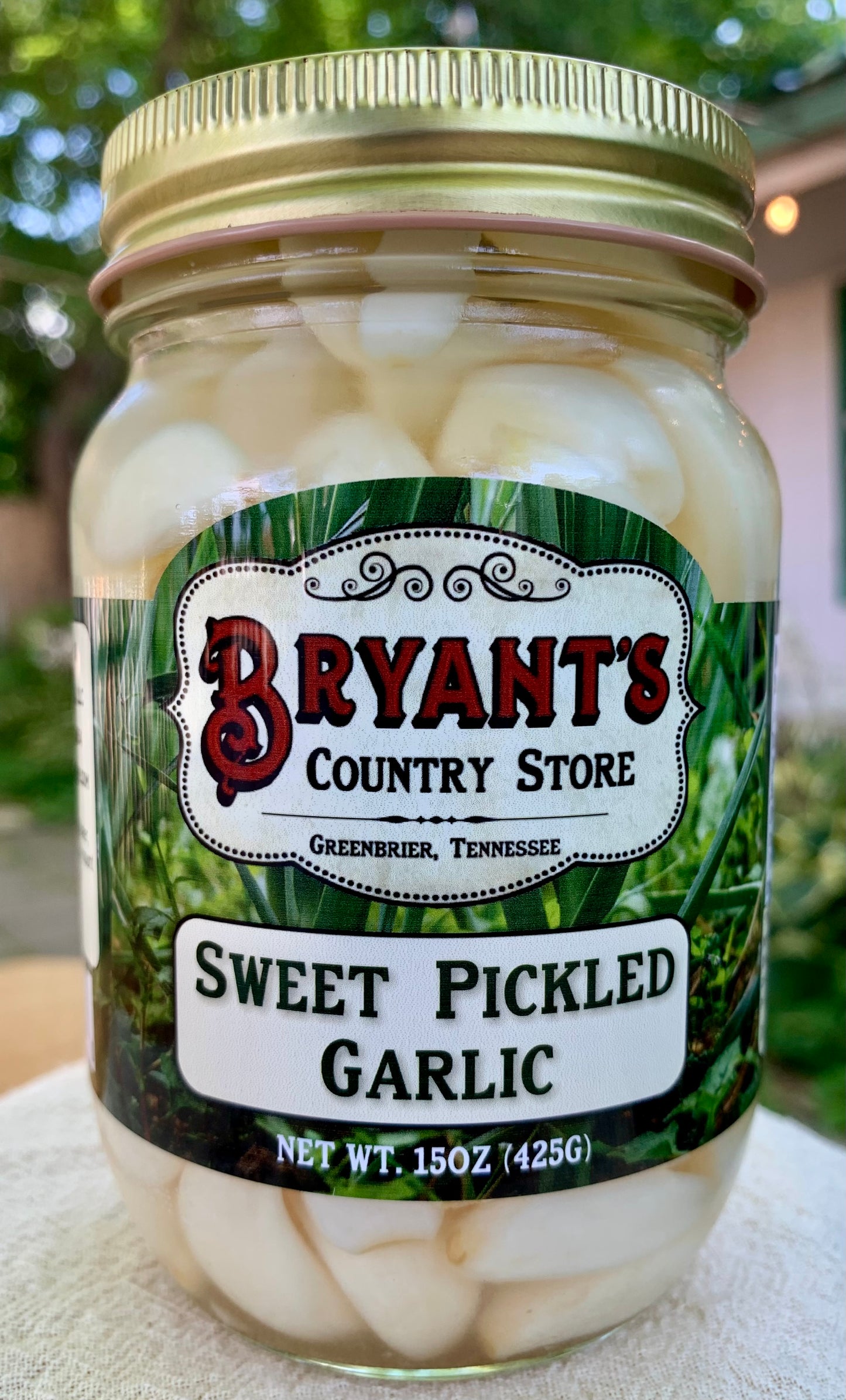 Sweet Pickled Garlic