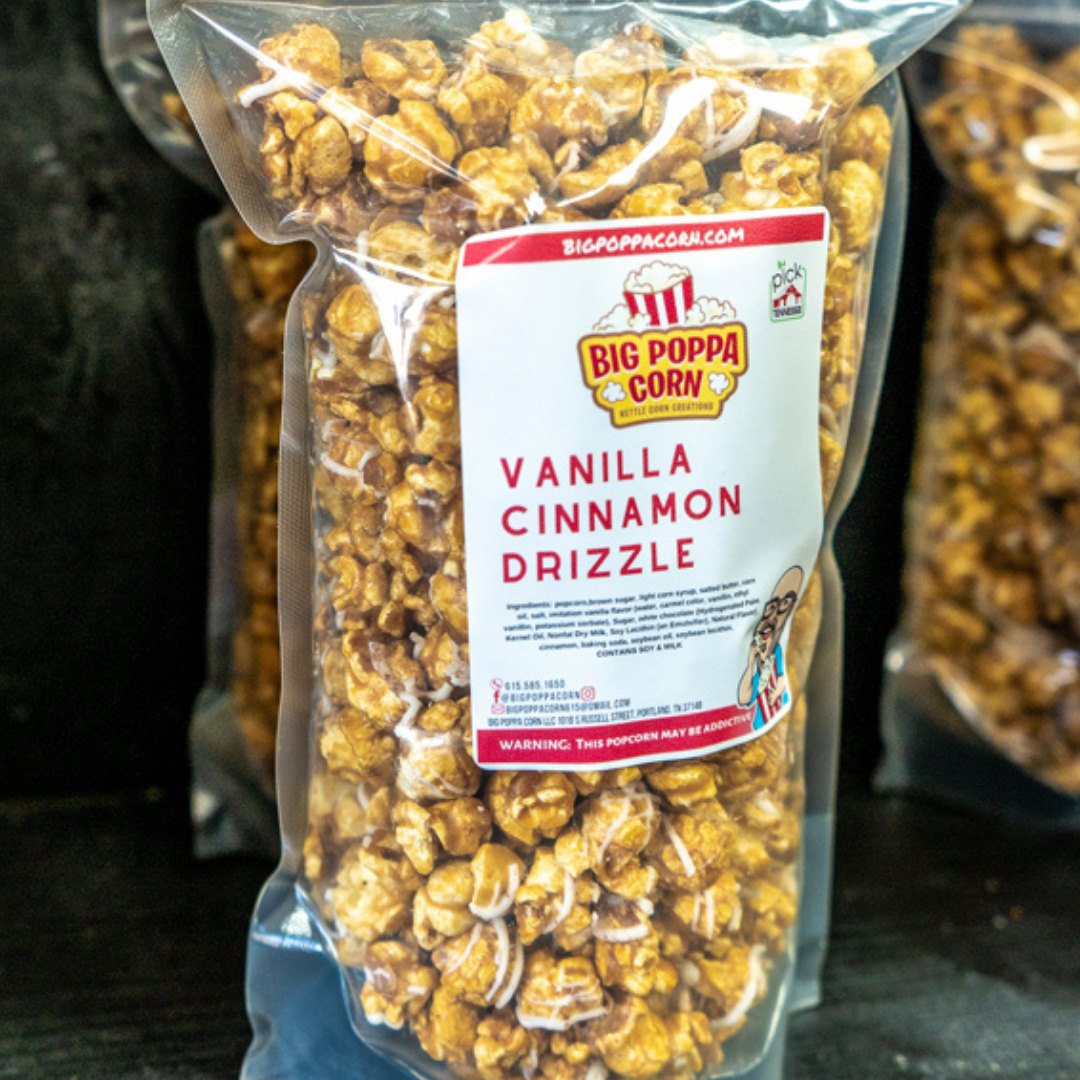 Vanilla Cinnamon Drizzle - Big Poppa Corn
