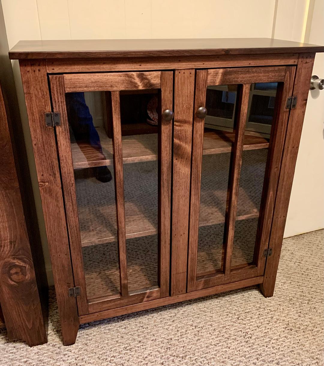 Bookcase with Glass Doors