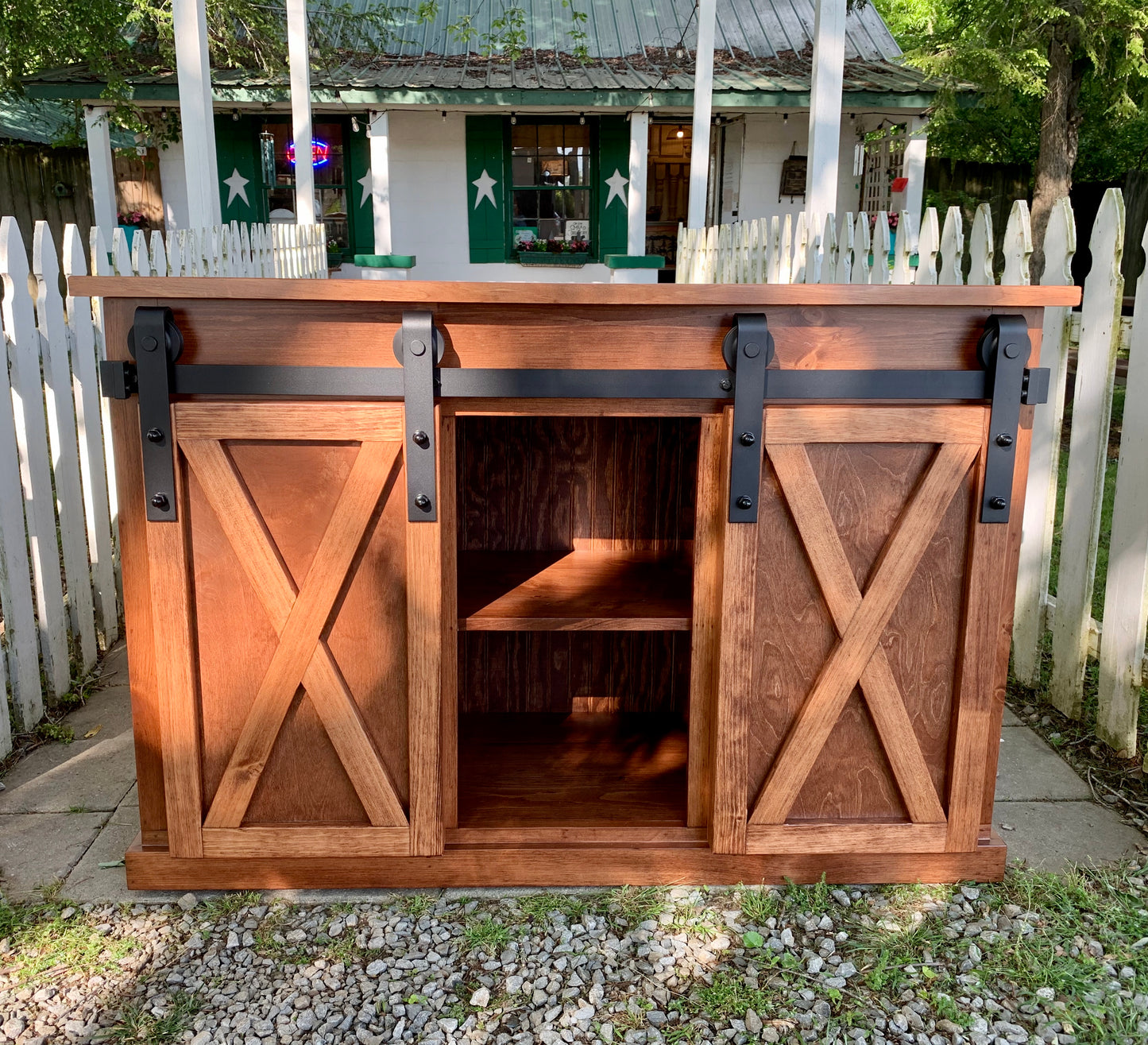 Sliding Barn Door Cabinet