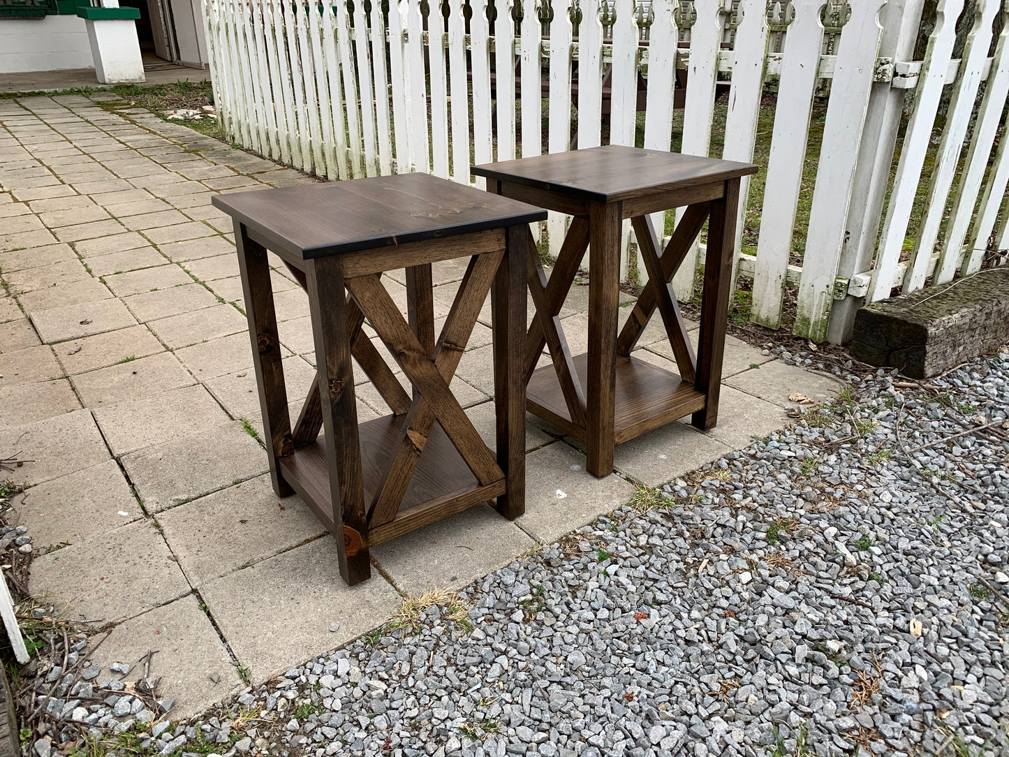 Crossbuck Side Table