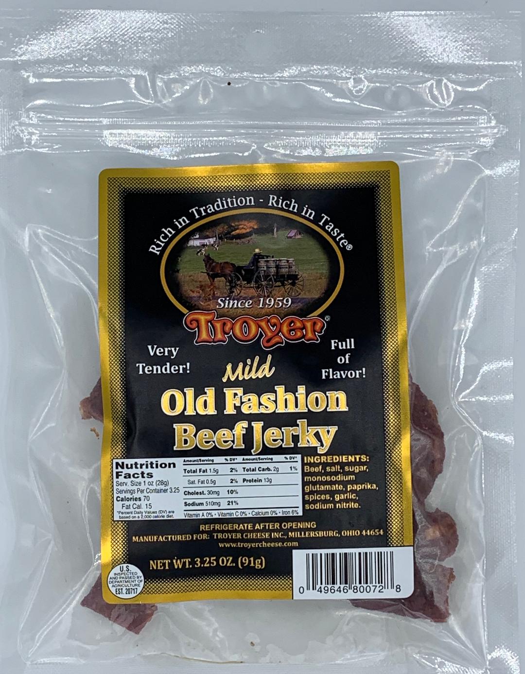 Troyer Mild Beef Jerky