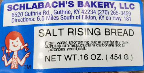 Salt Rising Bread - Holiday Pickup