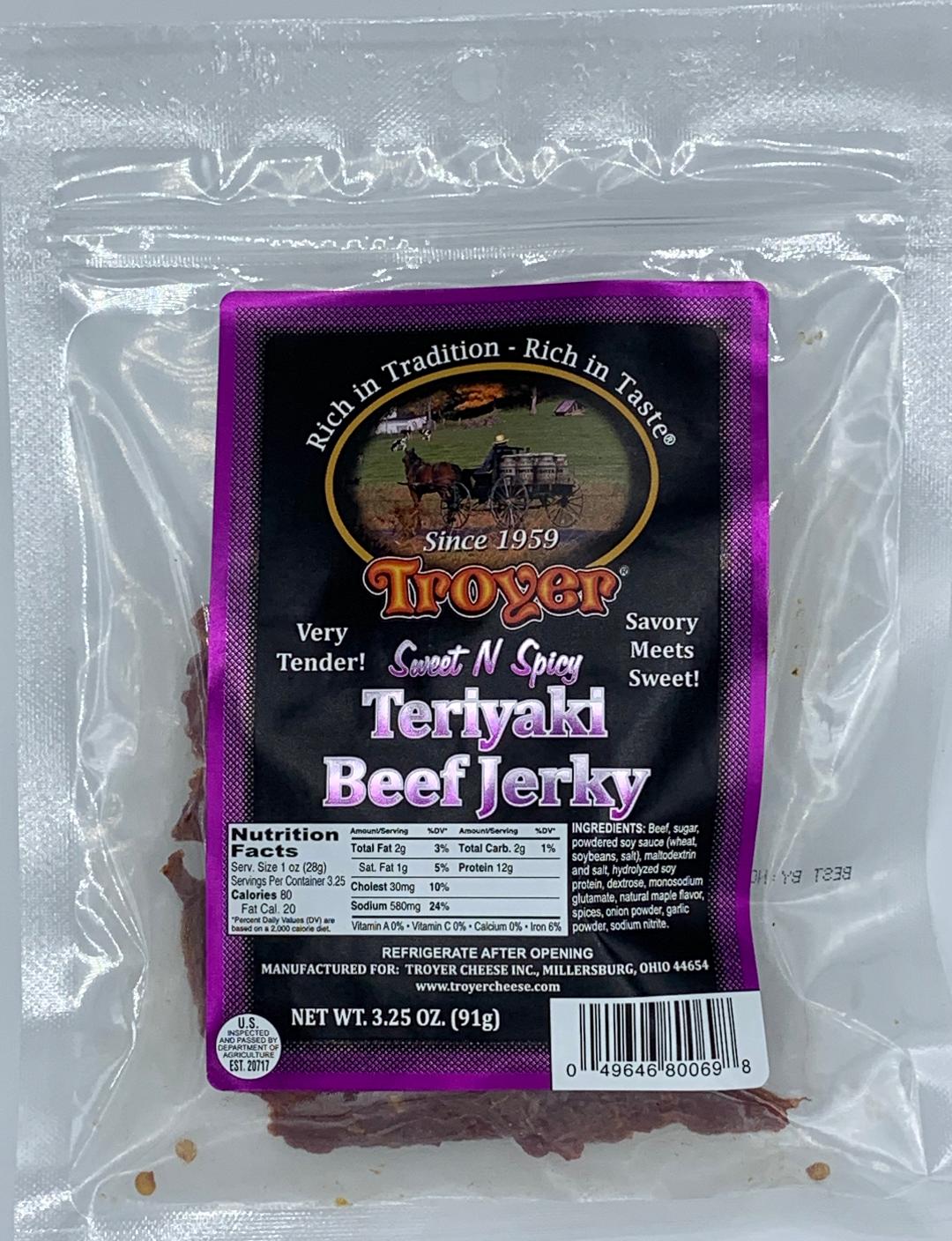 Troyer Sweet & Spicy Teriaki Beef Jerky