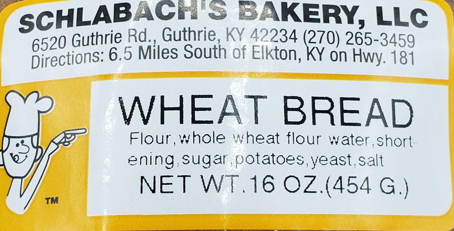 Wheat Bread - Holiday Pickup