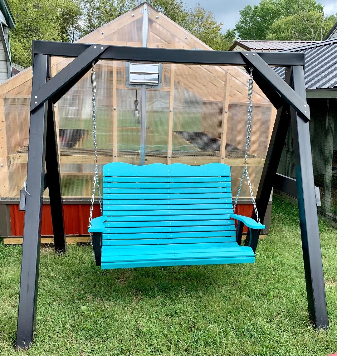 Vinyl-Clad Swing Frame