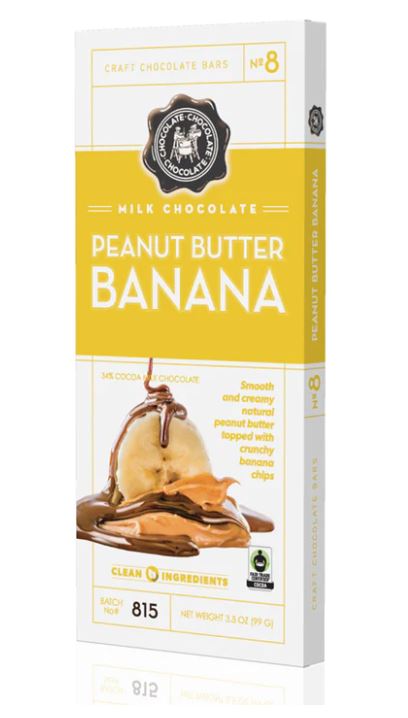 Peanut Butter Banana Chocolate Bar