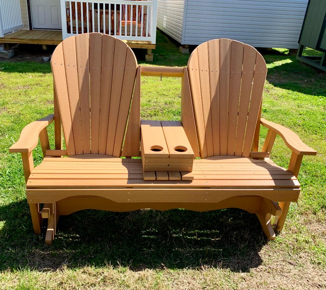 5' Adirondack Console Glider - Poly