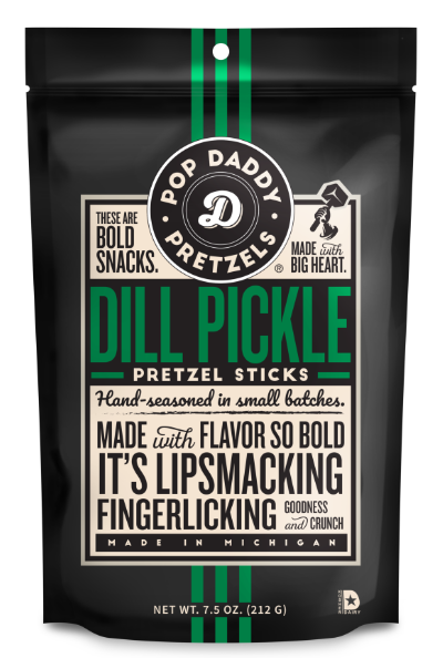 Pop Daddy Dill Pickle Pretzels