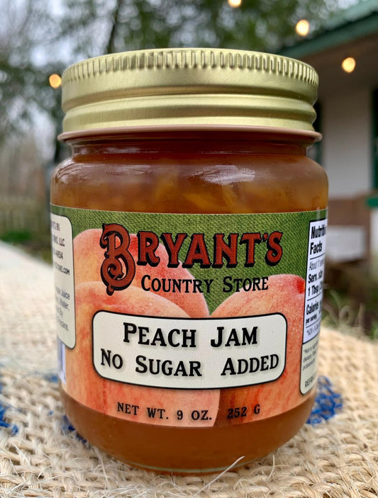 No Sugar Added Peach Jam