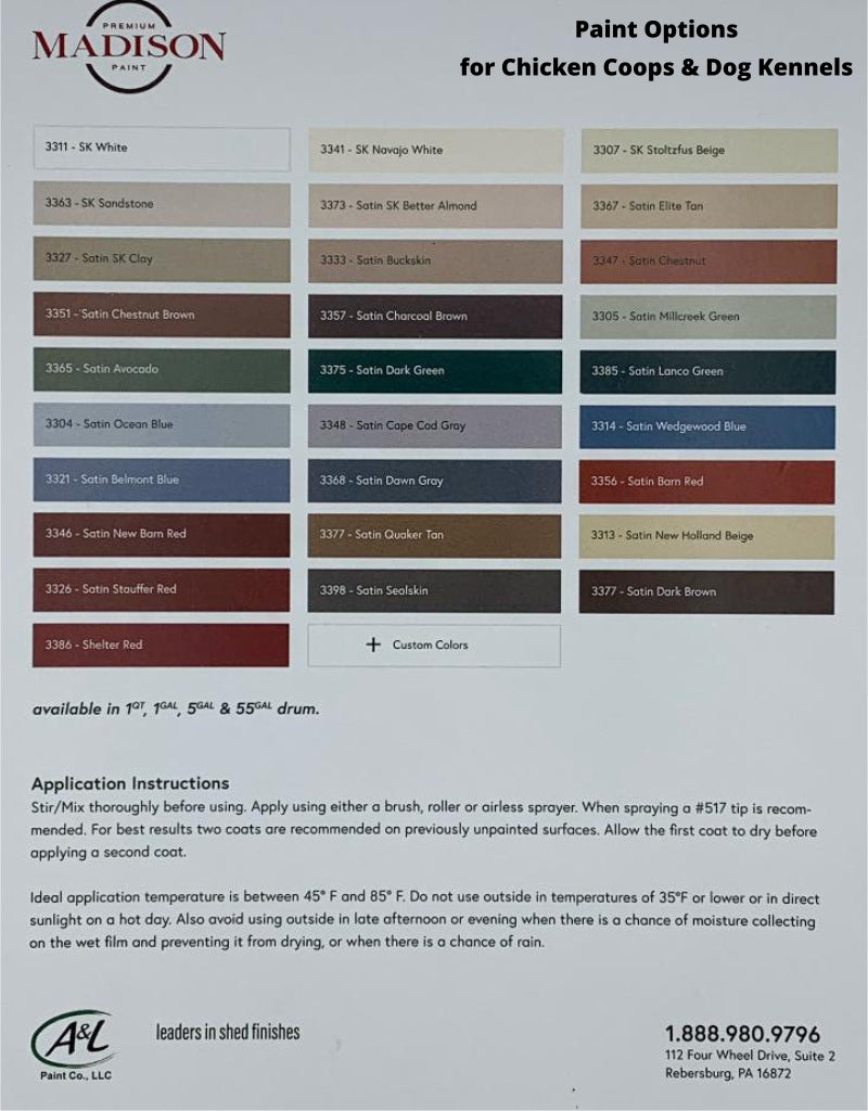 Dog Kennel Price List