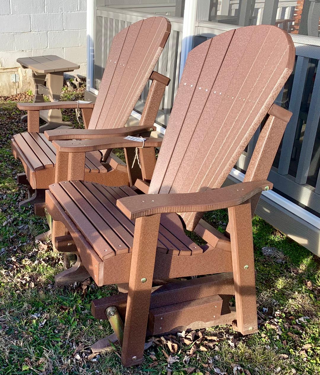 Single Adirondack Glider - Poly