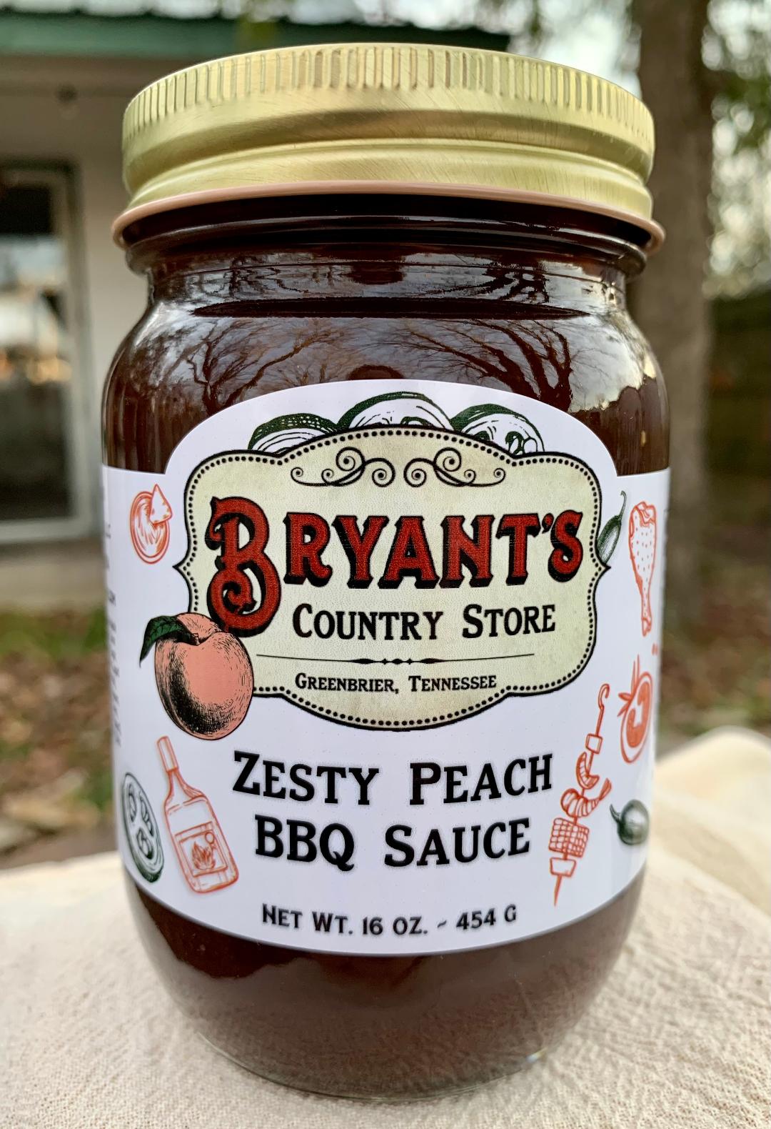 Zesty Peach BBQ Sauce
