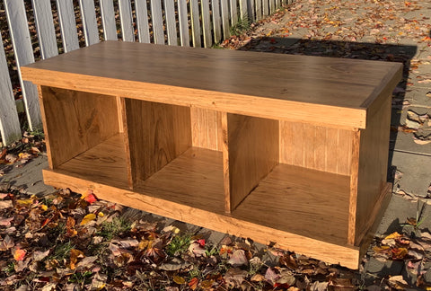 Large Cubby Bench