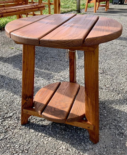 Pine Round End Tables