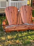 Cedar Loveseat Swing