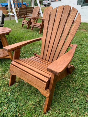 Pine Adirondack Folding Chair